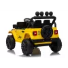 LEAN CARS Jeep Rubicon DK-JWR558 24V Yellow Battery-Powered Ride-On Vehicle with Remote Control
