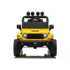 LEAN CARS Jeep Rubicon DK-JWR558 24V Yellow Battery-Powered Ride-On Vehicle with Remote Control