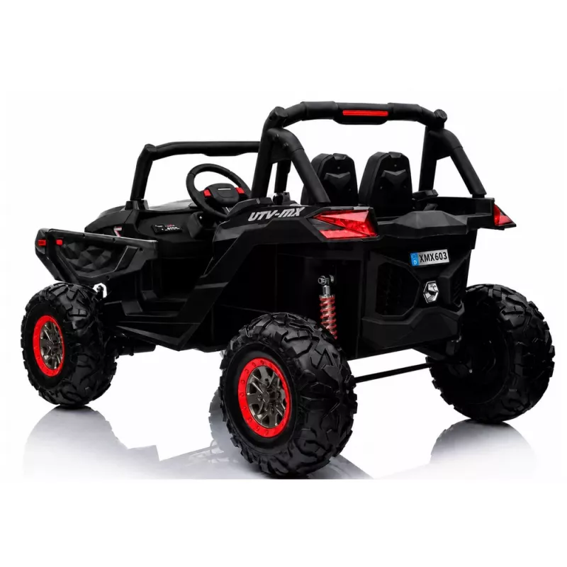 LEAN CARS Jeep XMX603 Electric Ride On Car - Black with MP4