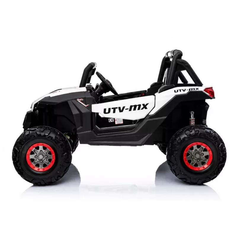 LEAN CARS Jeep XMX603 Electric Ride On Car - White with MP4