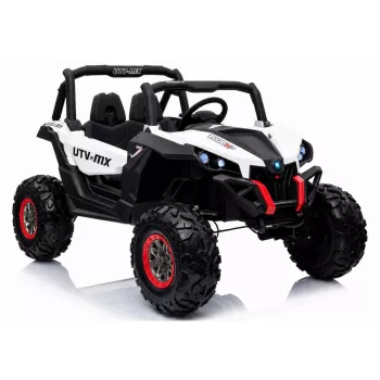 LEAN CARS Jeep XMX603 Electric Ride On Car - White with MP4