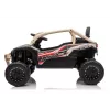 LEAN CARS Kawasaki JS330 24V 5Ah Battery Car Black and Beige