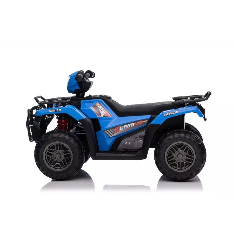 LEAN CARS Kids Electric Quad Bike JC915 Blue – 12V, 2x35W, EVA Wheels