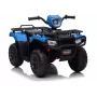 LEAN CARS Kids Electric Quad Bike JC915 Blue – 12V, 2x35W, EVA Wheels