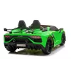 LEAN CARS Lamborghini Aventador SX2028 Electric Ride-On Car for Kids, Green
