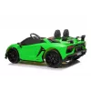 LEAN CARS Lamborghini Aventador SX2028 Electric Ride-On Car for Kids, Green