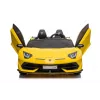 LEAN CARS Lamborghini Aventador SX2028 Electric Ride-On Car for Kids, Yellow