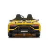 LEAN CARS Lamborghini Aventador SX2028 Electric Ride-On Car for Kids, Yellow