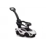 LEAN CARS Lamborghini QLS-996T Ride-On Push Car with Pusher Handle – White