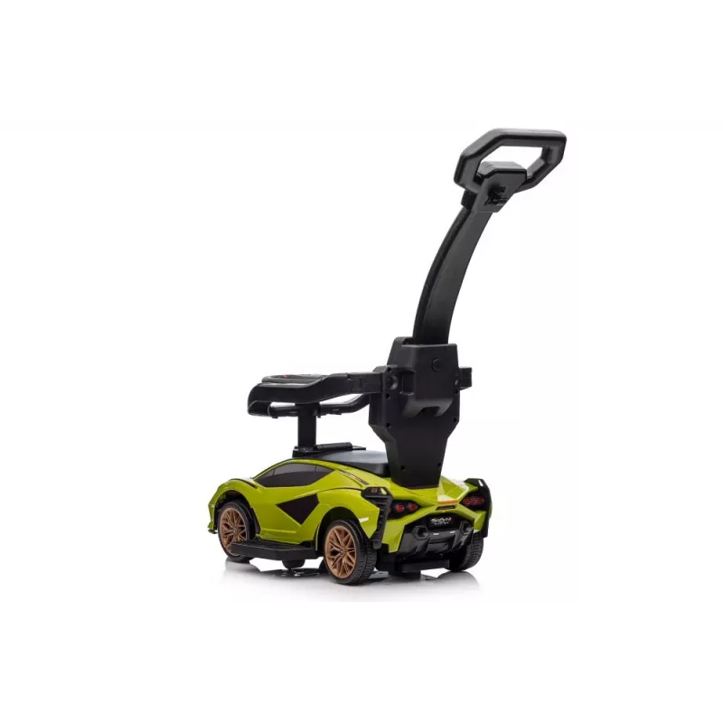 LEAN CARS Lamborghini QLS-996T Ride-On with Pusher, Green