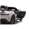 LEAN CARS Mercedes-AMG GT63 DK 24V Light Gray Battery-Powered Ride-On Vehicle