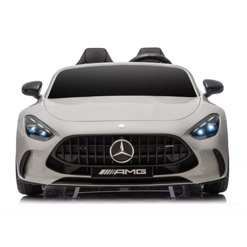LEAN CARS Mercedes-AMG GT63 DK 24V Light Gray Battery-Powered Ride-On Vehicle