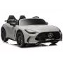 LEAN CARS Mercedes-AMG GT63 DK 24V Light Gray Battery-Powered Ride-On Vehicle