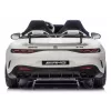 LEAN CARS Mercedes-AMG GT63 24V White Battery-Powered Ride-On Vehicle