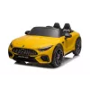 LEAN CARS Mercedes AMG SL63 Battery Car, Yellow Painted