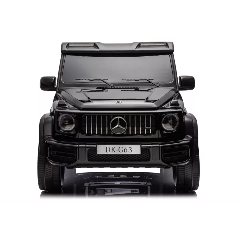LEAN CARS Mercedes G63 XXL MP4 24V 4x4 Black Ride-On Car with Remote Control