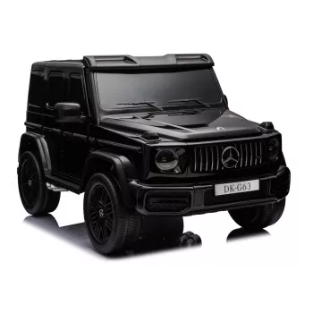 LEAN CARS Mercedes G63 XXL MP4 24V 4x4 Black Ride-On Car with Remote Control