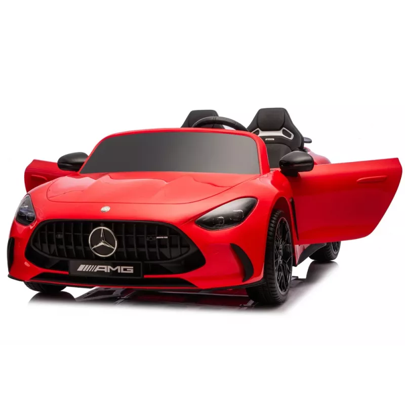 LEAN CARS Mercedes GT63 AMG DK-GT63 24V LCD Battery-Operated Car, Red