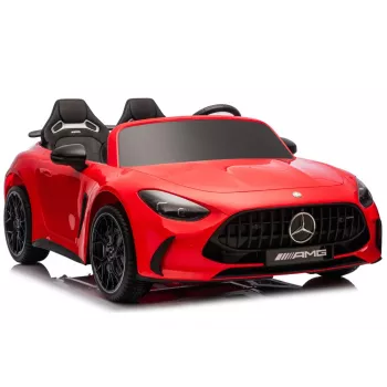 LEAN CARS Mercedes GT63 AMG DK-GT63 24V LCD Battery-Operated Car, Red