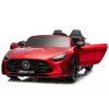 LEAN CARS Mercedes GT63 AMG DK-GT63 24V LCD Battery-Operated Car Red