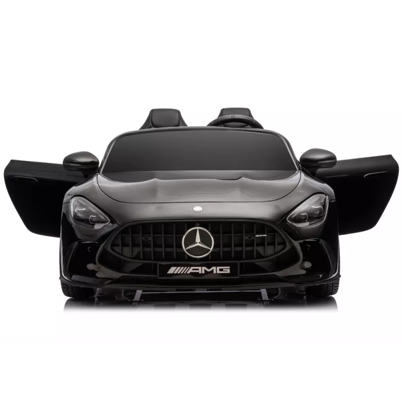 LEAN CARS Mercedes GT63 AMG DK-GT63 24V LCD Battery-Operated Car with Silent Engine Black