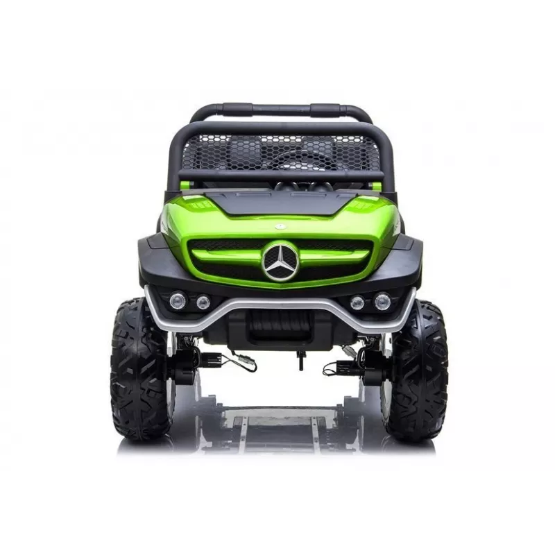 LEAN CARS Mercedes Unimog 12V Electric Ride-On Car Green