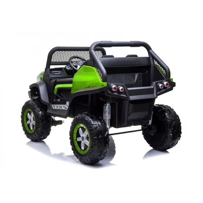 LEAN CARS Mercedes Unimog 12V Electric Ride-On Car Green
