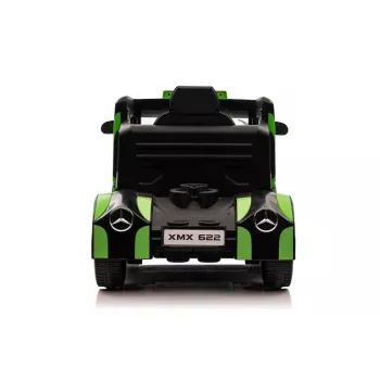 LEAN CARS Mercedes XMX622 Truck with Battery LED Lights Pilot Green