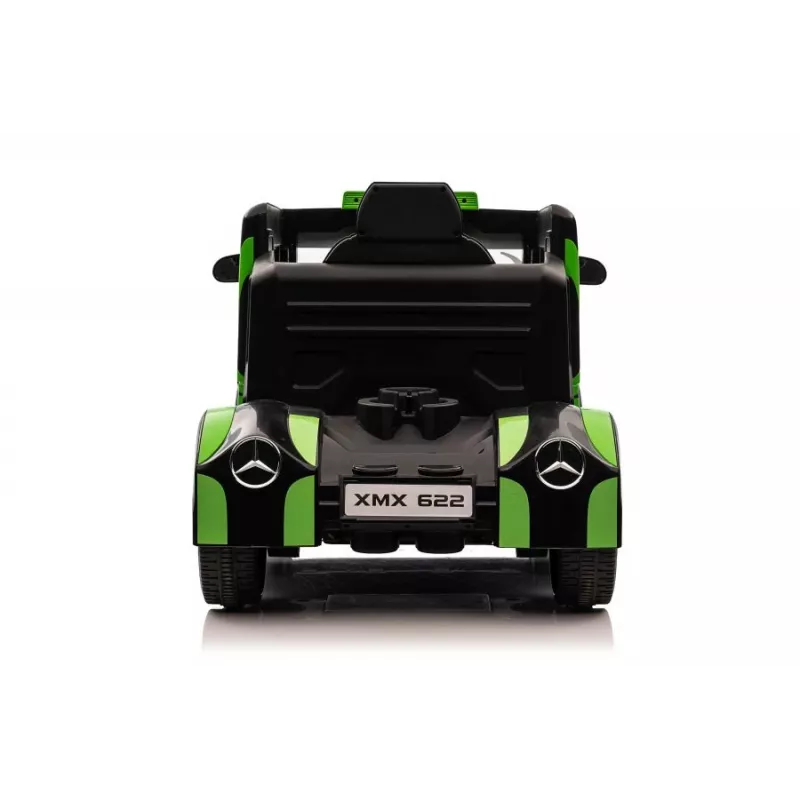 LEAN CARS Mercedes XMX622 Truck with Battery LED Lights Pilot Green