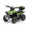 LEAN CARS Q Quad Electric Ride-On Quad GTS1188-A Green LED Lights Music Storage Box