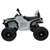 LEAN CARS Quad BDM0906 Electric Ride On Vehicle Pumped Wheels LED Lights MP3 White