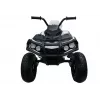 LEAN CARS Quad BDM0906 Electric Ride On Vehicle Pumped Wheels LED Lights MP3 White