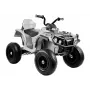 LEAN CARS Quad BDM0906 Electric Ride On Vehicle Pumped Wheels LED Lights MP3 White