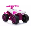 LEAN CARS TR1805 Electric Ride-On Quad White-Pink