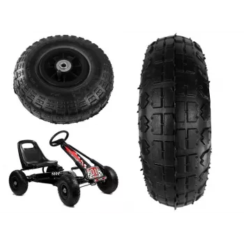 LEAN CARS Wheel for A15 Gocart Black