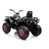 LEAN CARS XMX607 Electric Ride On Quad for Kids with LED Lights and MP3 - Black
