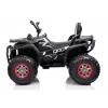 LEAN CARS XMX607 Electric Ride On Quad for Kids with LED Lights and MP3 - Black