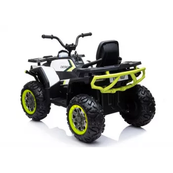 LEAN CARS XMX607 Electric Ride On Quad - White