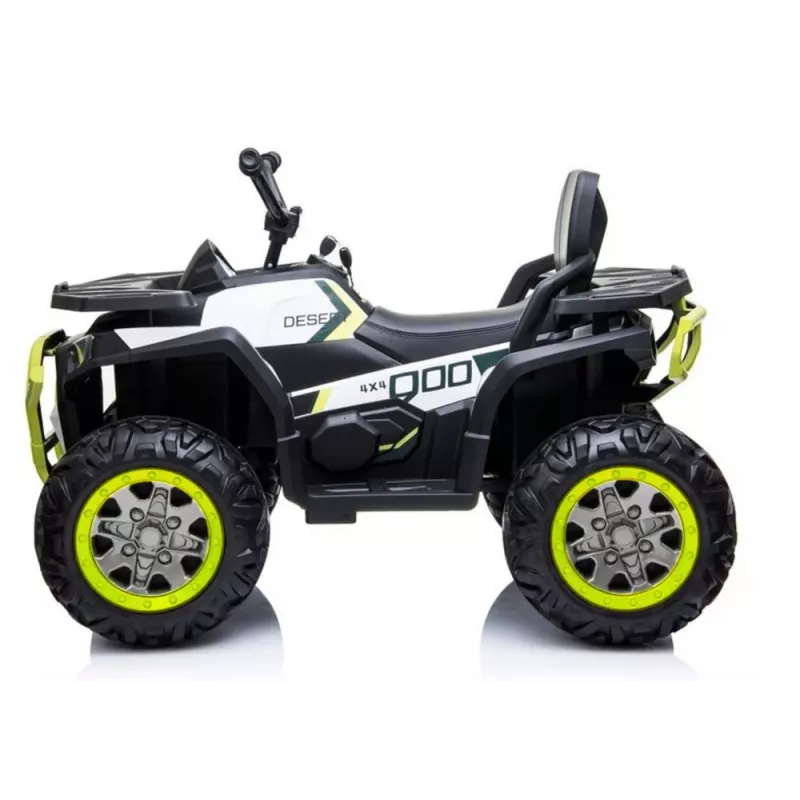 LEAN CARS XMX607 Electric Ride On Quad - White
