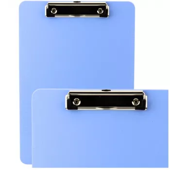 LEAN Clipboard Board Writing Ruler A4 Plastic Blue