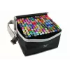 LEAN Double-Sided Marker Set – 168 Pieces, Alcohol-Based, Chisel & Fine Tips, Assorted Colours