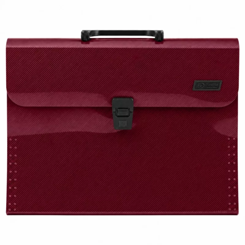 LEAN Folder Expanding File Folder 13 Compartments Burgundy A4
