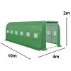 LEAN Garden Foil Tunnel Greenhouse PRO Frame 25MM 10x4x2M 40M²