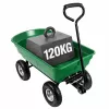 LEAN Garden Transport Cart Removable Tilting Tray Green 120 kg