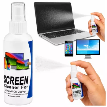 LEAN LCD LED TFT Computer Phone Screen Cleaner 100 ml with Microfiber Cloth