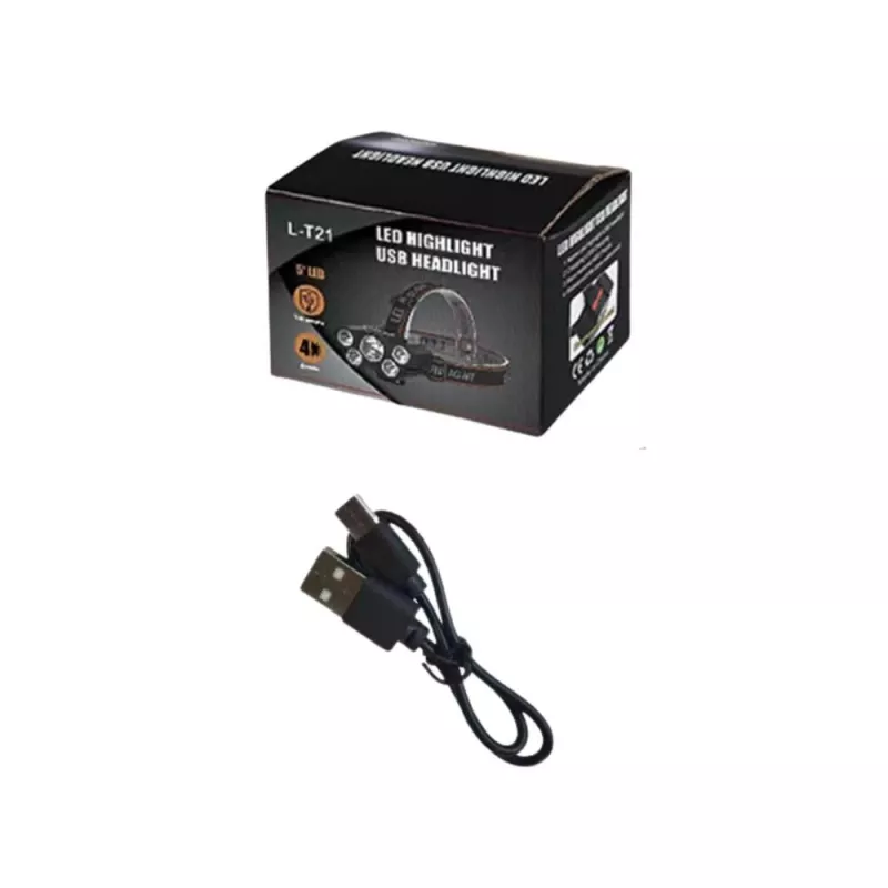 LEAN LED Headlamp 5 Diodes Motion Sensor 4 Lighting Modes 1000 Lumens 200m Beam