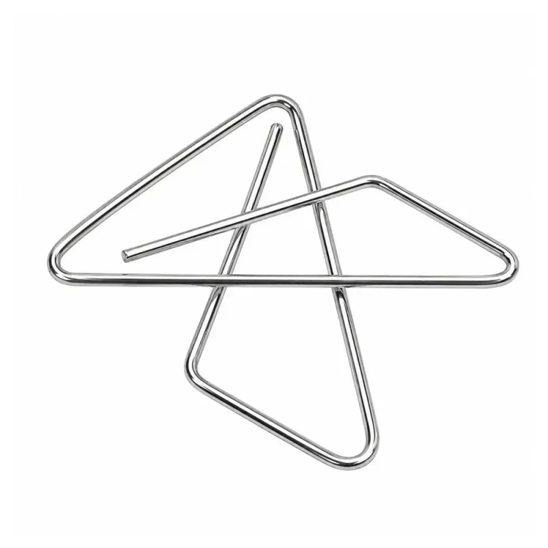 LEAN Metal Butterfly Cross Clips for Office Documents 32 mm 50 pcs