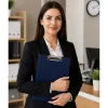 LEAN Metal Clipboard Writing Board A4 Blue - Durable Aluminium Alloy Clipboard with Low-Profile Clip, Retractable Hanging Loop, Holds up to 100 Sheets, Rust-Resistant, for Office, Industrial, Warehouse, Medical, Educational Use