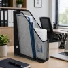 LEAN Metal Office Organizer Stand for Documents and Folders, Vertical, Black, A4
