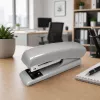 LEAN Metal Office Stapler Up to 25 Sheets 24/6 26/6 Staples Gray